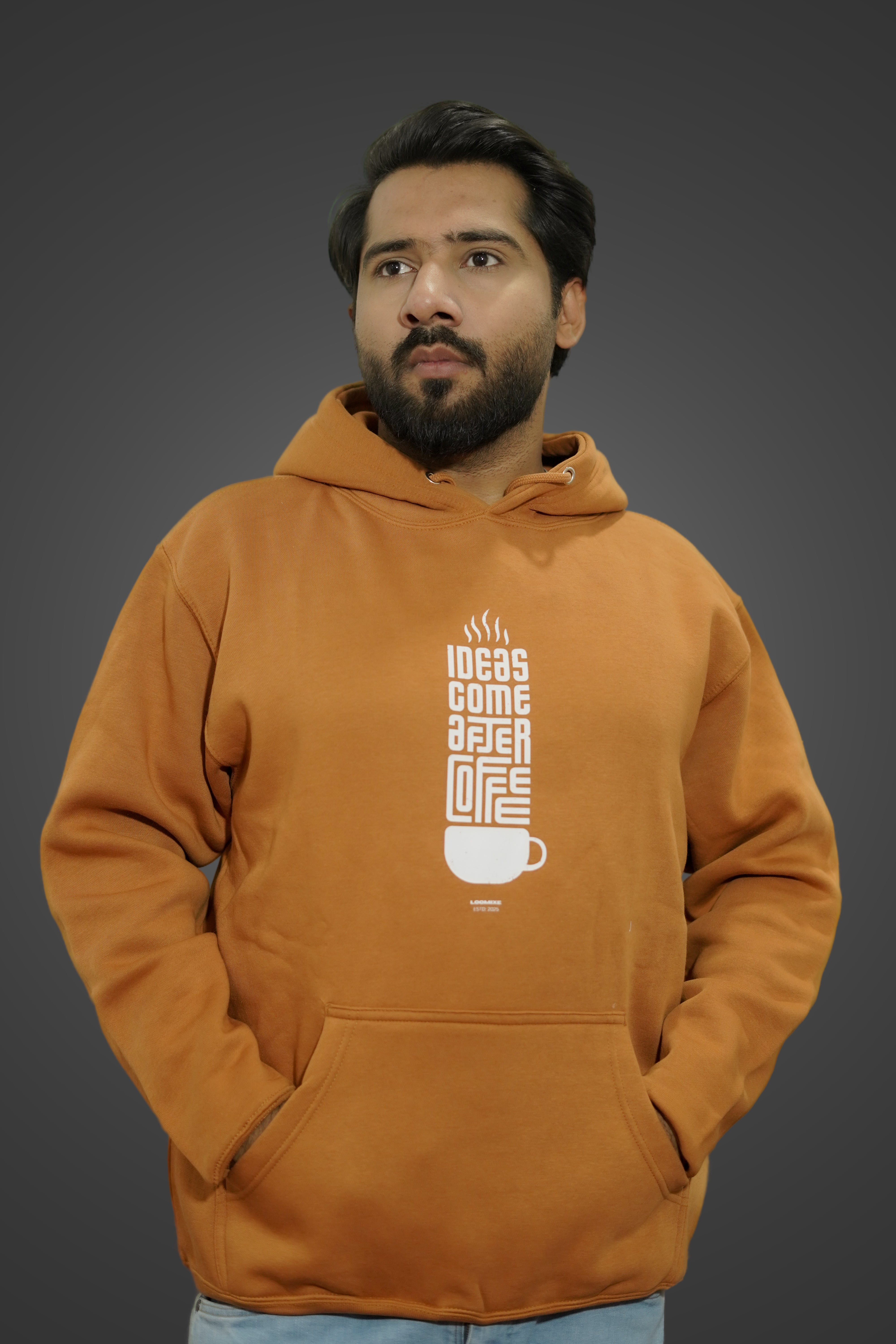 Camel Coffee Quote Hoodie – Cozy, Casual & PREMIUM