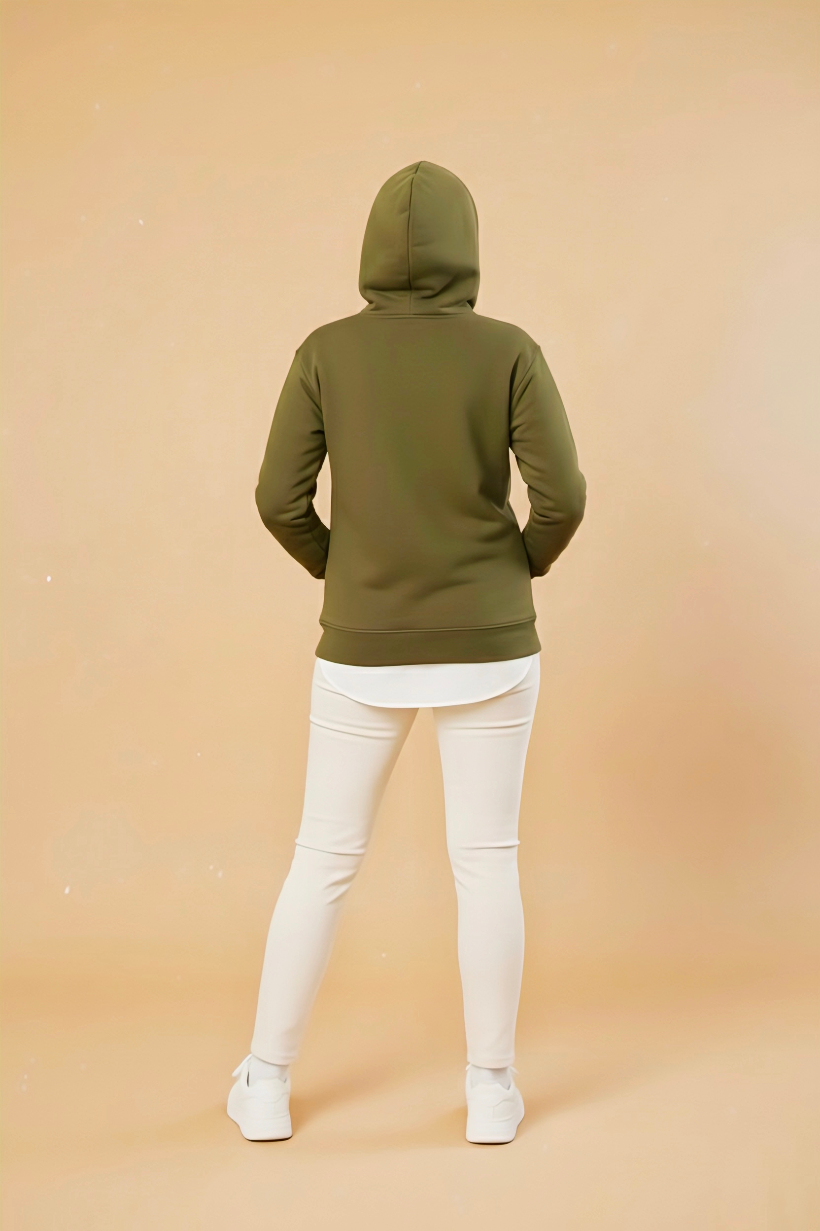 Dark Green Hoodie for Women Soft & Stylish.